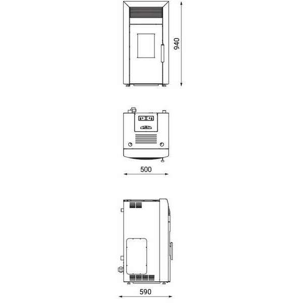 ALFA COMMO 12 Crna