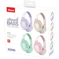 X WAVE MX100 Purple Bluetooth + 3.5mm, Stereo, micro SD, mic