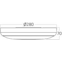 BRAYTRON BRY-GRANDE-RND-20W-5IN1-SNS-IP54-CEILING LIGHT