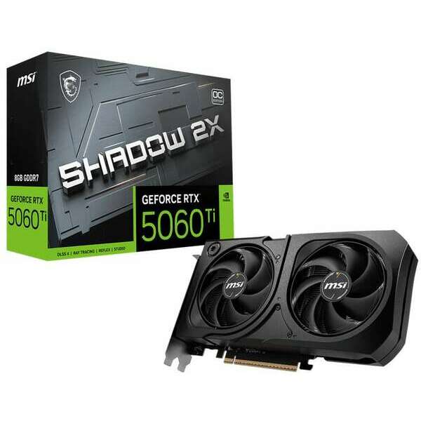 MSI GeForce RTX 5060 Ti 8G SHADOW 2X OC PLUS