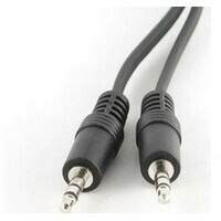 E-GREEN Kabl Audio 3.5mm stereo - 3.5mm stereo M / M 5m crni