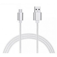 E-GREEN Kabl 2.0 USB A - USB 3.1 tip C M / M  1m, za brzo punjenje 5A, beli