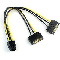 E-GREEN Adapter naponski za PCI Expess VGA (6-pin) - 2x Sata