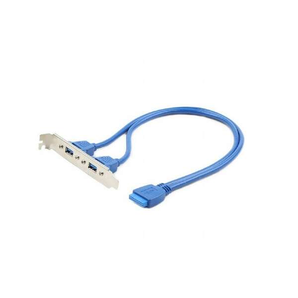 GEMBIRD CC-USB3-RECEPTACLE Dual USB 3.0 receptacle on bracket