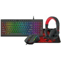 REDRAGON 4 in 1 Combo S149 - K515-RGB + M616-RGB + H120 + P016