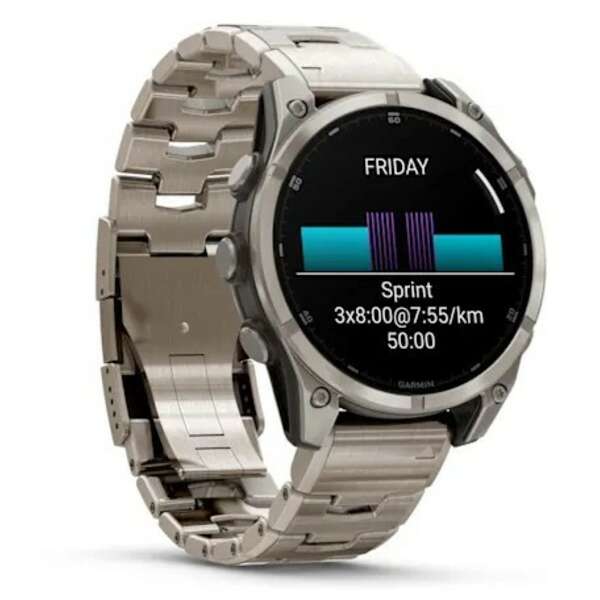 GARMIN Fenix 8 47mm Sapphire Titanium Band