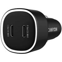 CANYON OnDrive 60 PD 60W 2xUSB-C Black CNE-CCABR3CC
