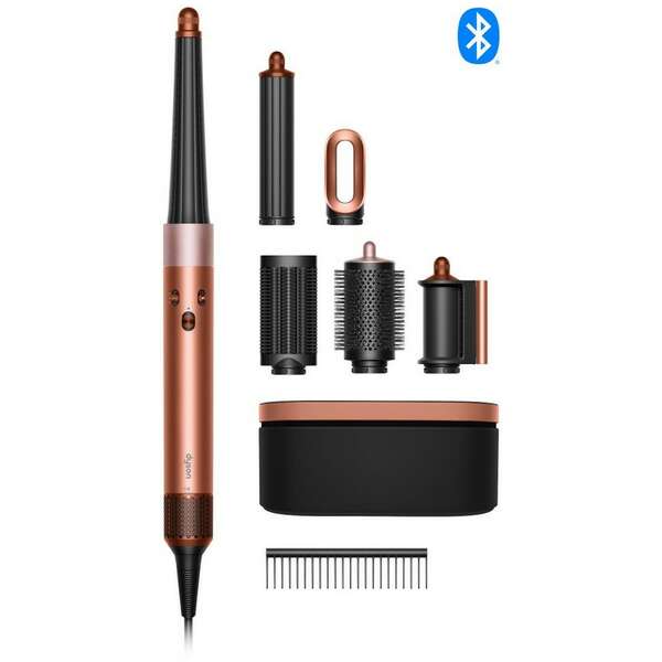 DYSON Airwrap 123682 Amber Silk/Pink Champagne Straight+Wavy