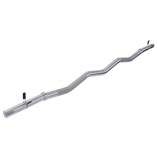 GORILLA SPORTS Kriva EZ sipka za tegove (120 cm + 2 sigurnosne opruge)