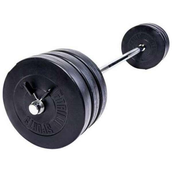 GORILLA SPORTS Duga sipka sa tegovima (ukupno 38 kg)
