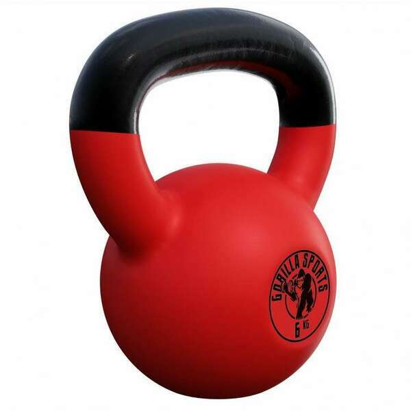 GORILLA SPORTS Rusko zvono sa neoprenom (6 kg)