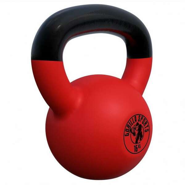GORILLA SPORTS Rusko zvono sa neoprenom (16 kg)