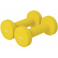 GORILLA SPORTS Set bucica za aerobik (2 x 4 kg / Zuti)