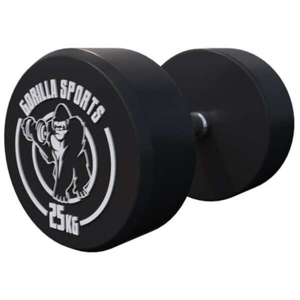 GORILLA SPORTS Okrugla gumirana bucica (25 kg)