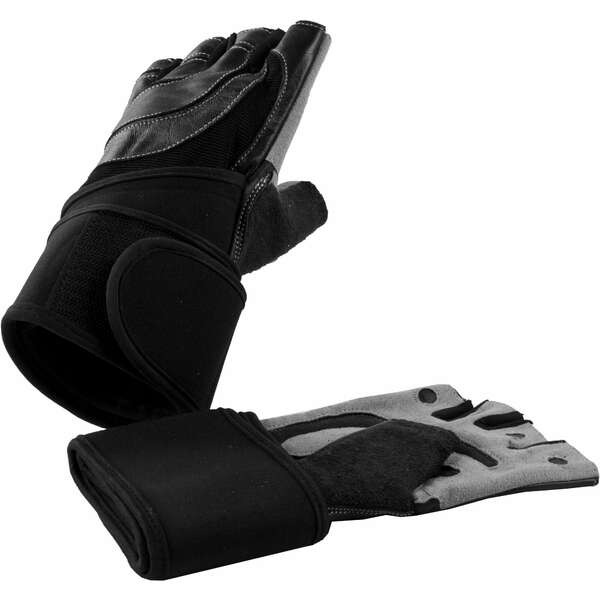 GORILLA SPORTS Rukavice za teretanu sa bandazerom (XL)