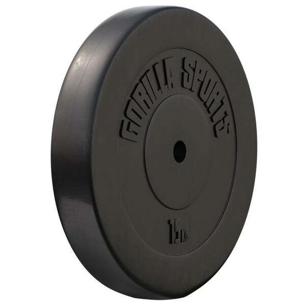 GORILLA SPORTS Teg oblozen plastikom (15 kg)