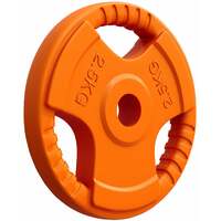 GORILLA SPORTS Gumirani teg (2,5 kg / Narandzasti)