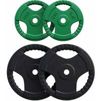 GORILLA SPORTS Set gumiranih tegova (2x5 kg i 2x10 kg)