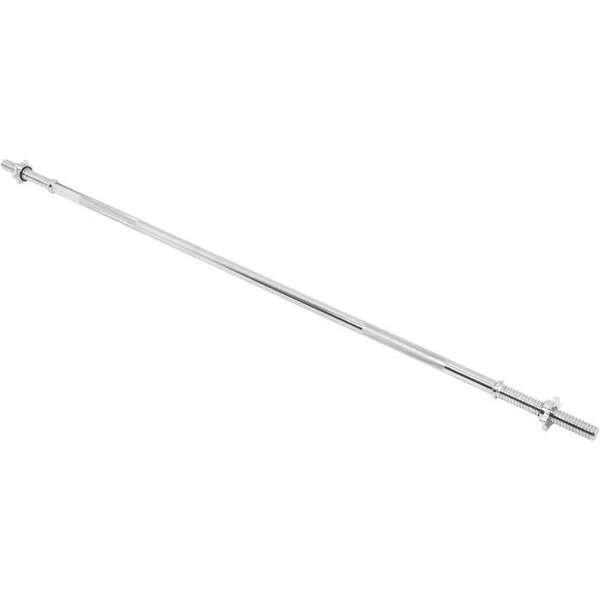 GORILLA SPORTS Duga hromirana sipka za tegove (170 cm + 2 zvezdaste matice)