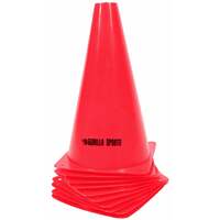 GORILLA SPORTS Set od 10 cunjeva za trening (23 cm / Narandzasti)