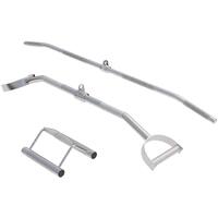 GORILLA SPORTS 2 Lat sipke + Nastavak za veslanje za lat masinu