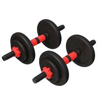 GORILLA SPORTS Set od 2 podesive bucice od livenog gvozdja 25 mm (15 kg)
