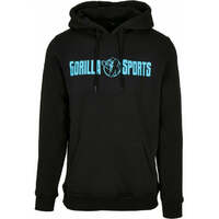 GORILLA SPORTS Sportski duks Gorilla Sports (S / Crna-Neon tirkizna)