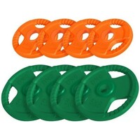 GORILLA SPORTS Set gumiranih olimpijskih tegova (4x2,5 kg i 4x5 kg)