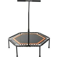 GORILLA SPORTS Fitnes trambolina sa drskom - ø 100 cm (narandzasta)
