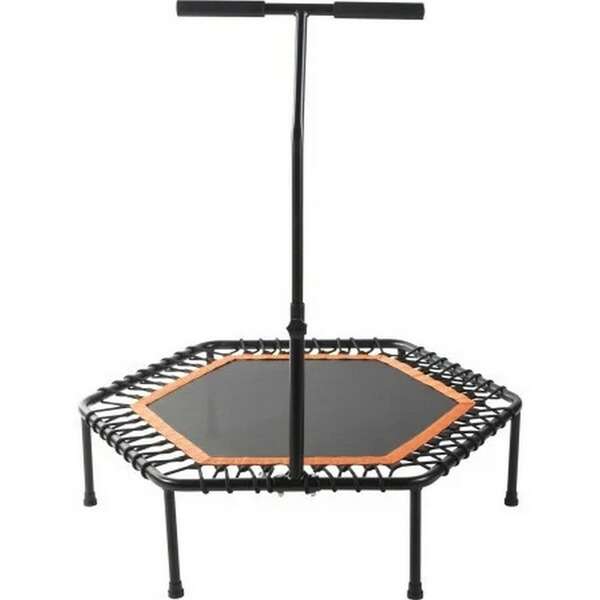 GORILLA SPORTS Fitnes trambolina sa drskom - ø 100 cm (narandzasta)