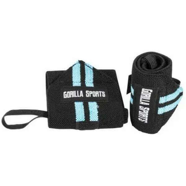 GORILLA SPORTS Steznici za zglobove (plava boja)