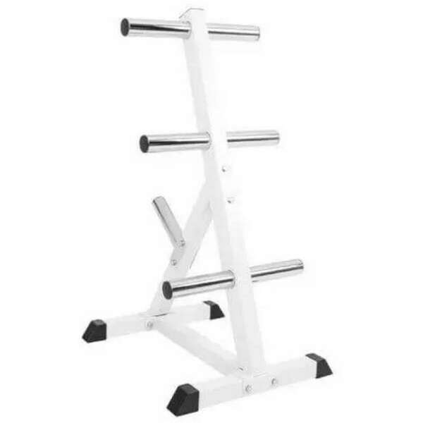 GORILLA SPORTS Stalak za tegove 50/51 mm (do 350 kg / Beli)