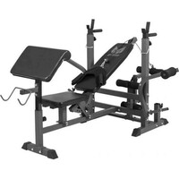 GORILLA SPORTS Multifunkcionalna benc klupa sa dodacima za vezbanje (Gyronetics)