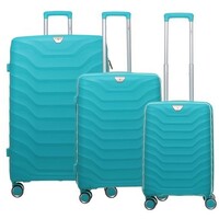 ENOVA LONGBEACH set kofera 3 / 1 tirkizna