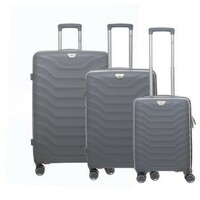 ENOVA LONGBEACH set kofera 3 / 1 siva