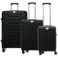 ENOVA LONGBEACH set kofera 3 / 1 crna