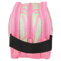 ENSO FLEUR zenski neseser sa 3 pregrade roze