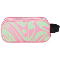 ENSO FLEUR zenski neseser sa 3 pregrade roze