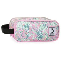 ENSO FLEUR zenski neseser sa 3 pregrade roze plava