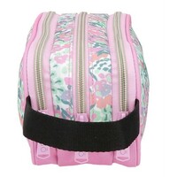 ENSO FLEUR zenski neseser sa 3 pregrade roze plava