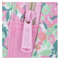 ENSO FLEUR zenski neseser sa 3 pregrade roze plava