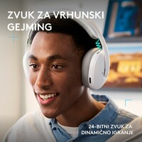 LOGITECH G325 LIGHTSPEED gejmerske bežicne slušalice bela 981-001531
