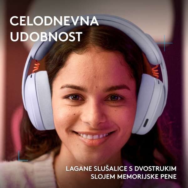 LOGITECH G325 LIGHTSPEED gejmerske bežicne slušalice Lila 981-001538