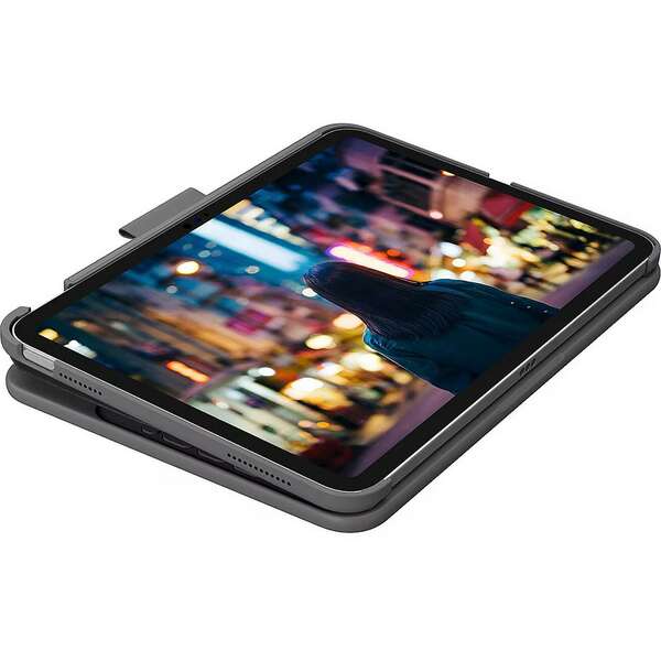 Logitech Slim Folio Keyboard Case for iPad (10th gen) - Grey - US
