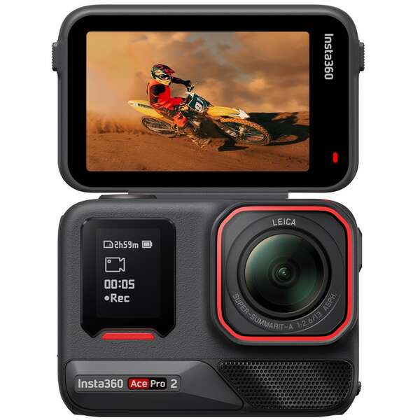 INSTA360 Ace Pro 2 Xplorer Bundle Dark Gray Single Battery