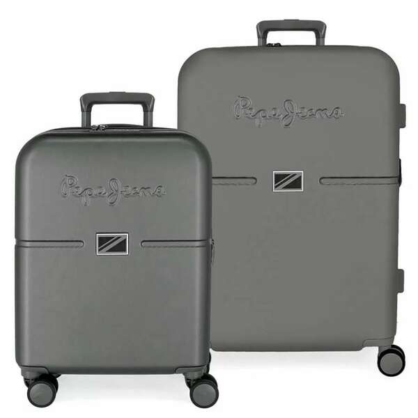 PEPE JEANS  ACCENT set kofera 2/1 tamno siva
