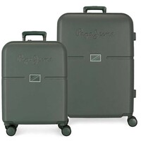 PEPE JEANS  ACCENT set kofera 2/1 tamno zelena