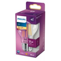 PHILIPS   classic  8,5W(75W) E27 WW 2700K A60 CL ND RFSRT/4
