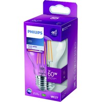 PHILIPS   classic  7W(60W) E27 CW 4000K A60 CL ND SRT4