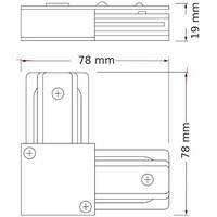 OSRAM  Konektor za sine TIP L,beli
